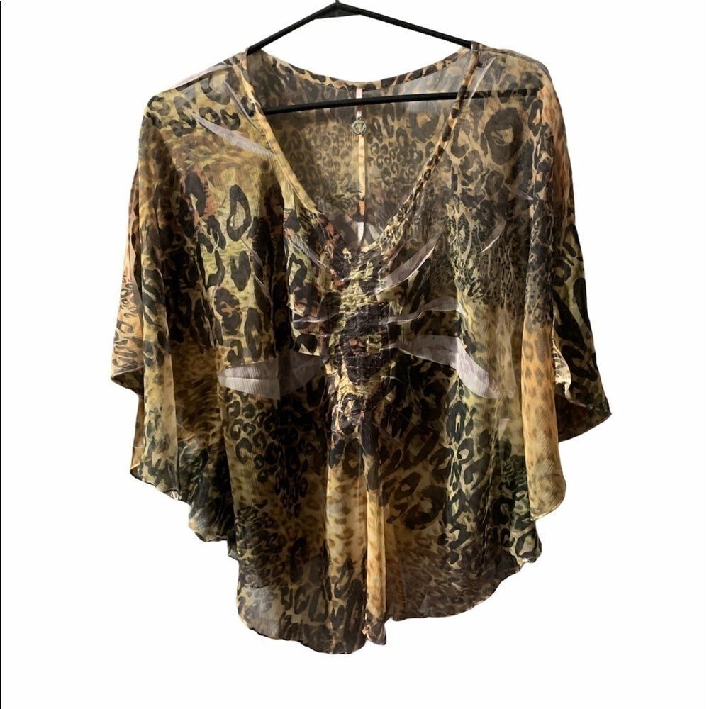 Robin k Bohemian Butterfly Sleeved Blouse